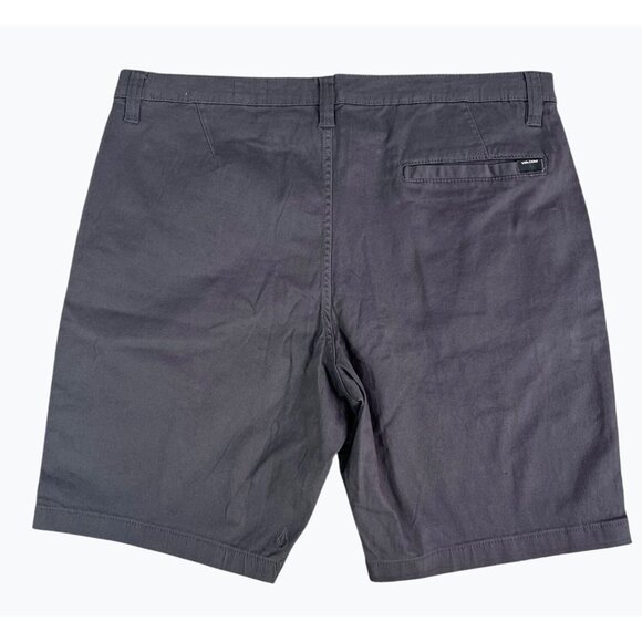 Volcom Mens Road Trip Shorts  Charcoal Cotton Blend Casual Wear Size 38 - Picture 2 of 13